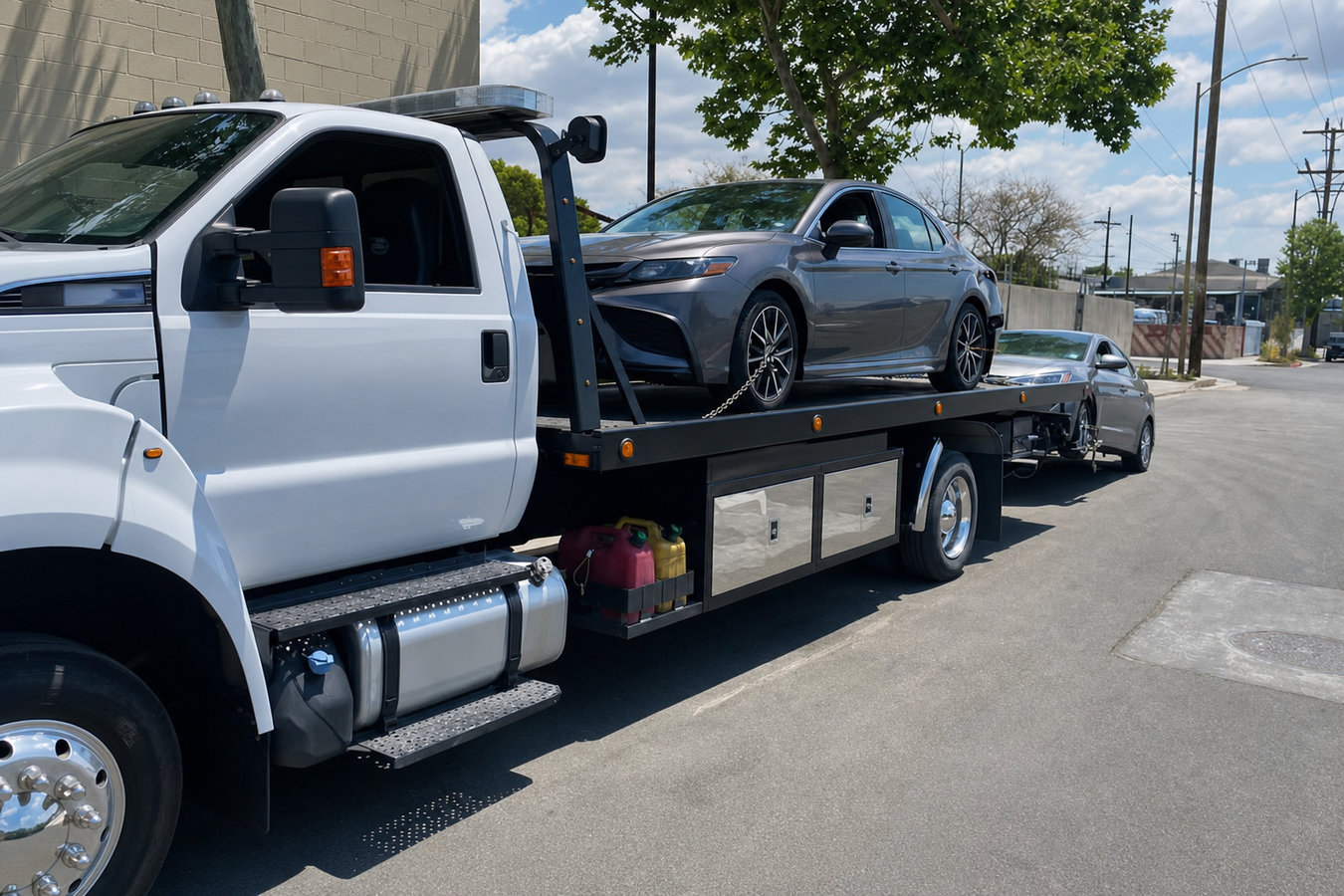 Truck towing